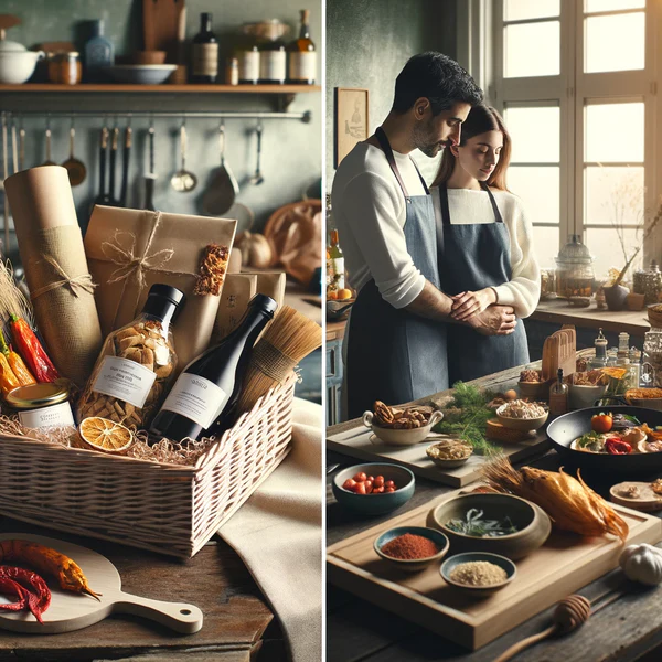 cooking together