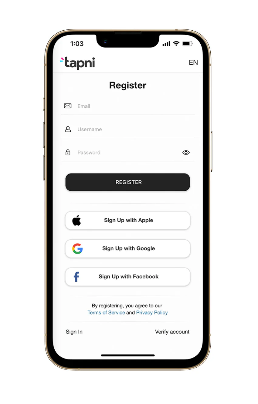 tapni-app-register-form