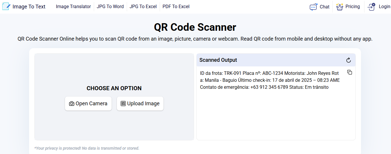 QR Code Scanner