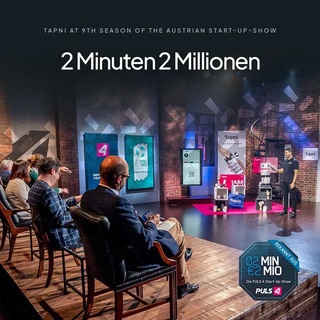 Tapni at 2 minuten 2 millionen austrian startup show